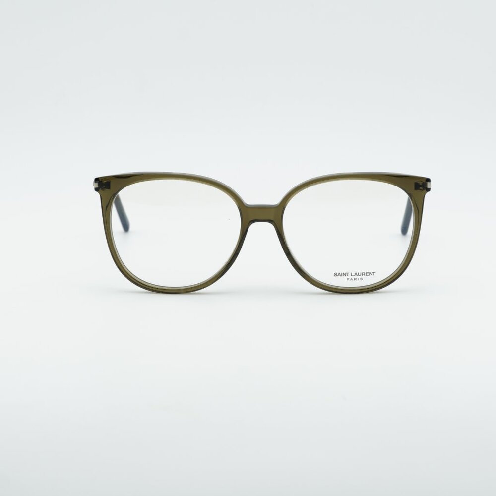 Saint Laurent SL39 006 Round Eyeglasses Green 54mm Frame - Picture 3 of 11